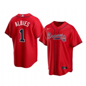 Ozzie Albies Jersey Red